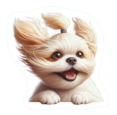 Shih Tzu Premium Dog Sticker