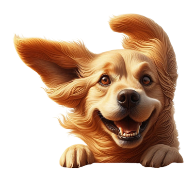 Golden Retriever Premium Dog Sticker