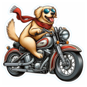 Golden Retriever Premium Dog Sticker