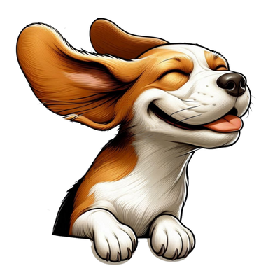 Beagle Premium Dog Sticker