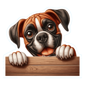 Boxer Premium Dog Sticker