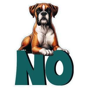 Boxer Premium Dog Sticker