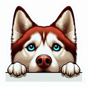Siberian Husky Premium Dog Sticker