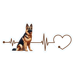 German Shepherd Premium Dog Sticker