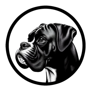 Boxer Premium Dog Sticker
