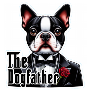 Boston Terrier Premium Dog Sticker